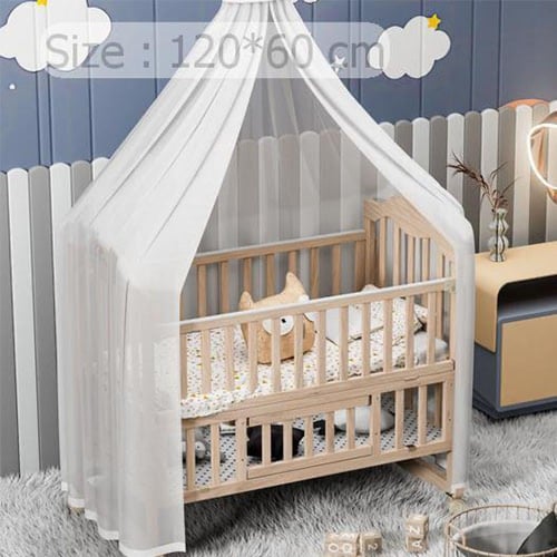 سرير خشبي للأطفال متعدد الوظائف مع إمكانية الدمج م...