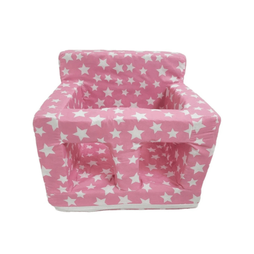 كرسي إسفنج تعلم الجلوس للأطفال – وردي