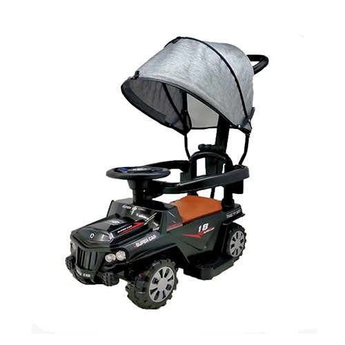 سيارة الأطفال 4 في 1 ركوب في سيارة دفع مع مقبض الد...