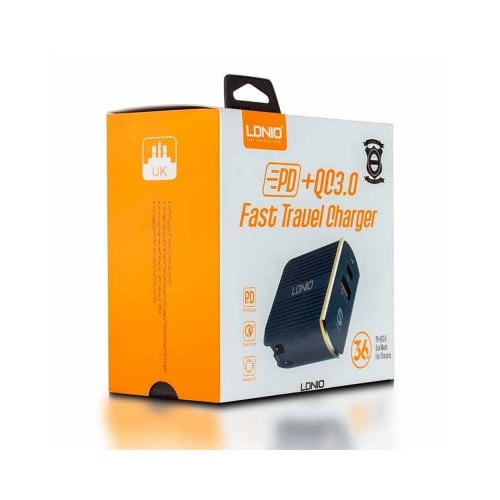 رأس شاحن منزلي A2502C LDNIO - 36 واط