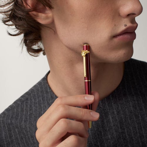 قلم كارتيه بانتير (أحمر)