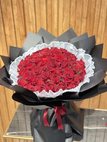 باقة ورد احمر