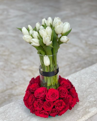 فازة التوليب الفاخره