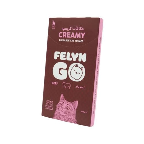 فيلاين قو مكافأة كريمية بنكهة اللحم البقري للقطط 1...