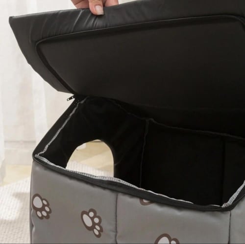 بيت للقطط على شكل كوخ بأشكال مختلفة