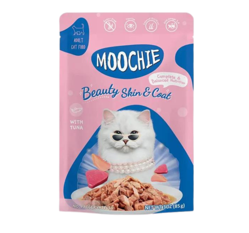 اظرف موتشي للقطط البالغة باللحم والدجاج مع التونا...