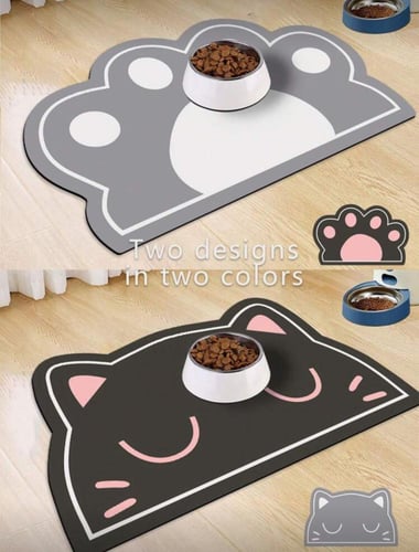 حصيرة طعام للقطط والكلاب بأشكال مختلفة