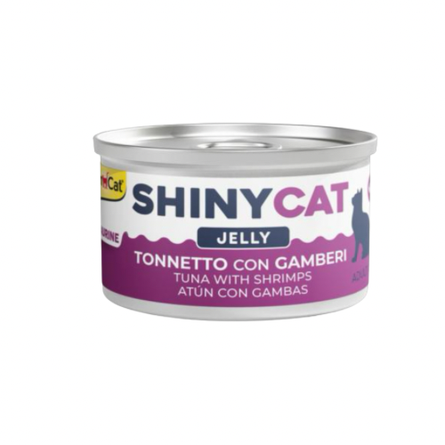 شايني كات معلبات طعام رطب بالتونا مع الحمبري في ال...