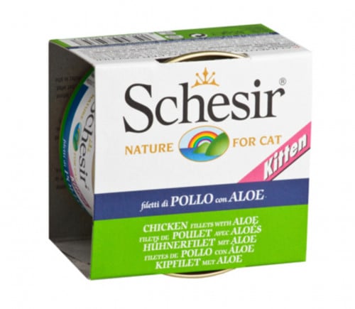 شيزر معلبات الدجاج مع الصبار بالجيلي للقطط الصغيرة...