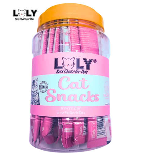 لولي مكافآت للقطط بنكهة السلمون 15x30 جم