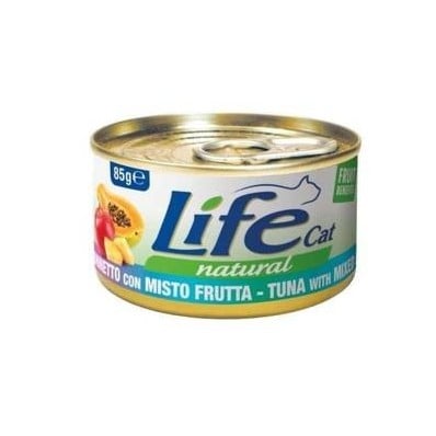 لايف كات معلبات طعام رطب بنكهة التونا مع الفواكة ا...