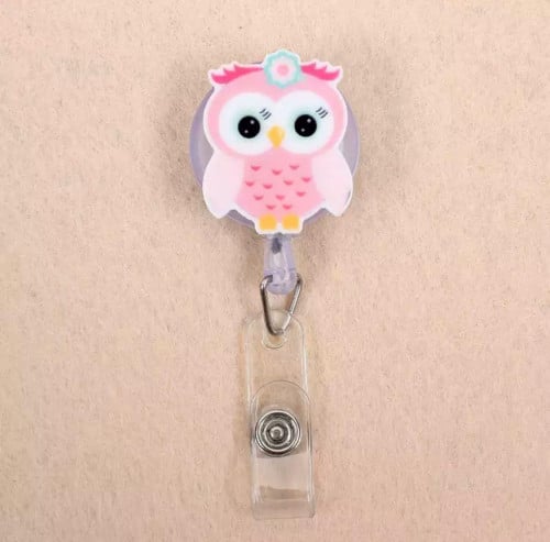 حاملة بطاقات قابلة للسحب على شكل بومة