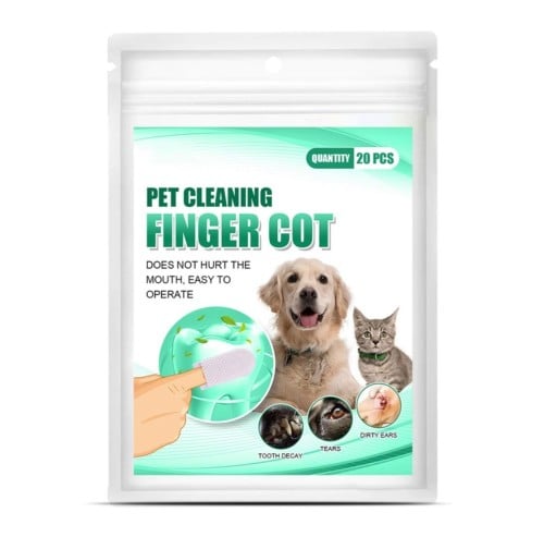 مناديل معقمة لتنظيف الاذن والعيون والاسنان للقطط و...