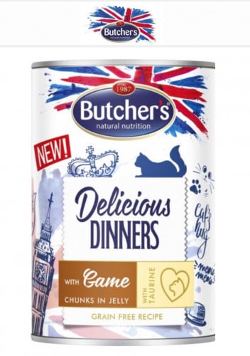 بوتشرز ديليشوس دينر قطع طوارد في الجيلي 400 جرام