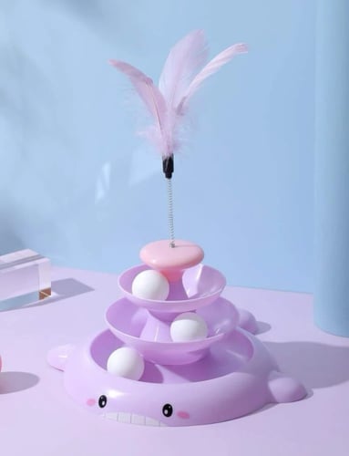 لعبة تفاعلية ثلاثة ادوار للقطط والكلاب بألوان مختل...