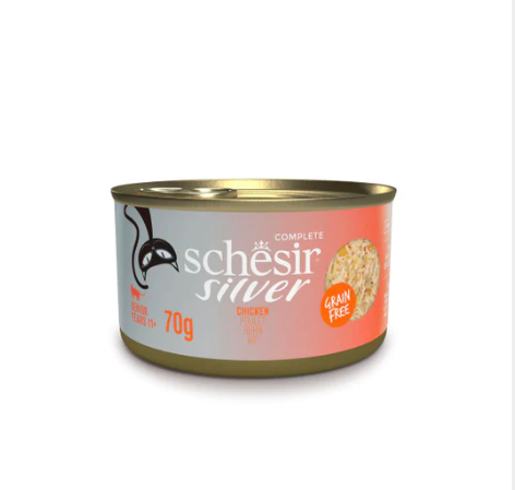 شيزر معلبات طعام رطب بنكهة الدجاج للقطط الكبيرة 70...