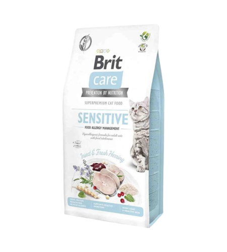 بريت كير طعام جاف للقطط البالغة خالية من الحساسية...