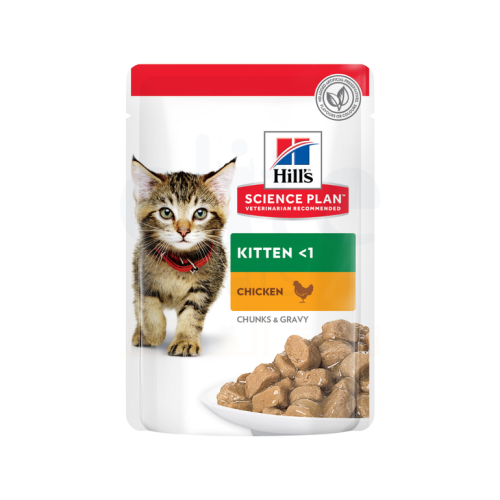 هيلز طعام رطب للقطط الصغيرة بالدجاج 85 جم