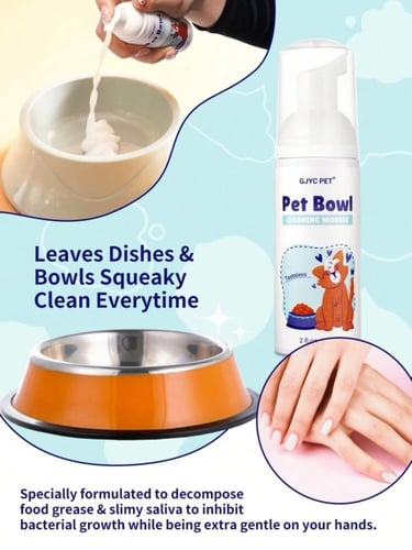 بخاخ لتنظيف الصحون والاسطح المختلفة للقطط والكلاب...