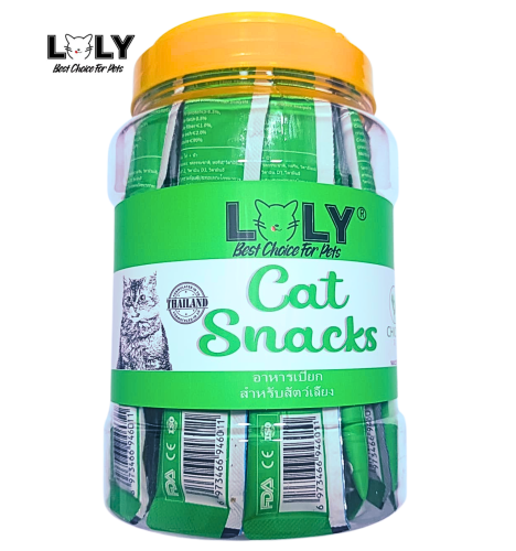 لولي مكافآت للقطط بنكهة الدجاج 15x30 جم