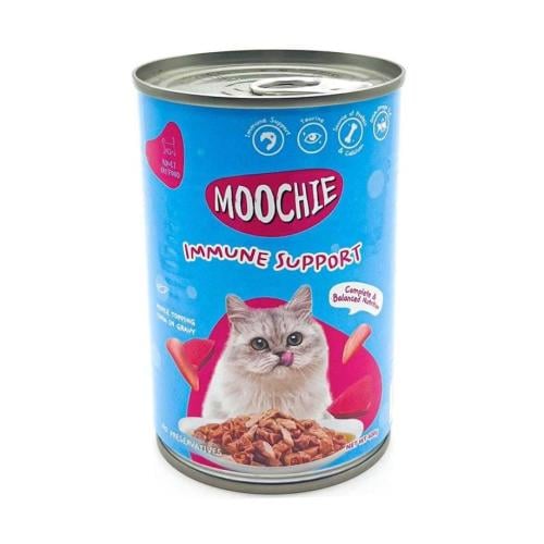 موتشي أكل رطب للقطط البالغة بنكهة التونا في المرق...