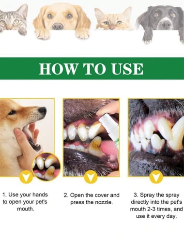 بخاخ العناية بالاسنان للقطط والكلاب 30 مل