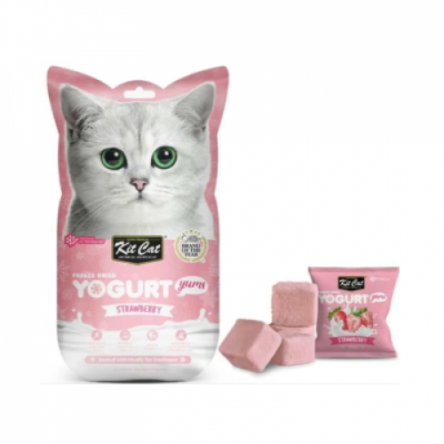 كت كات يوقارت مكافات مجففة للقطط بنكهة الفراولة 10...