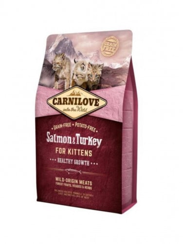 كارنيلوف Carnilove dry food بسمك السالمون والديك ا...