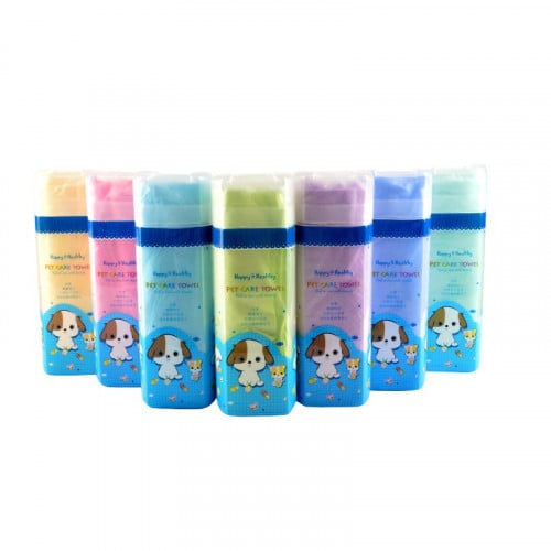 منشفة رعاية الحيوانات الأليفة بألوان مختلفة