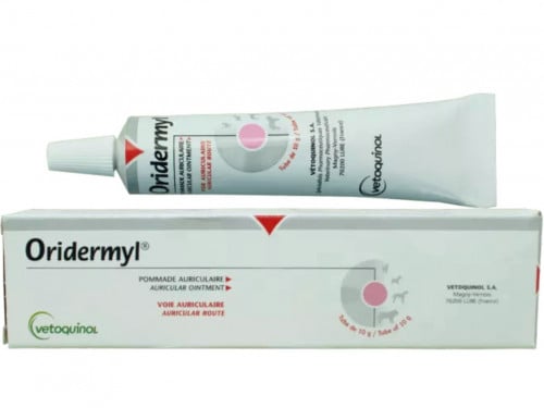 مرهم اوريدرميل لعلاج عث الاذن 10 جرام
