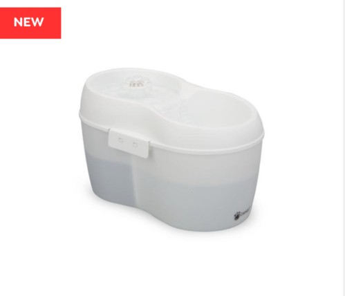 اتش 2 او مشربية كهربائية للقطط مع فلتر بألوان مختل...