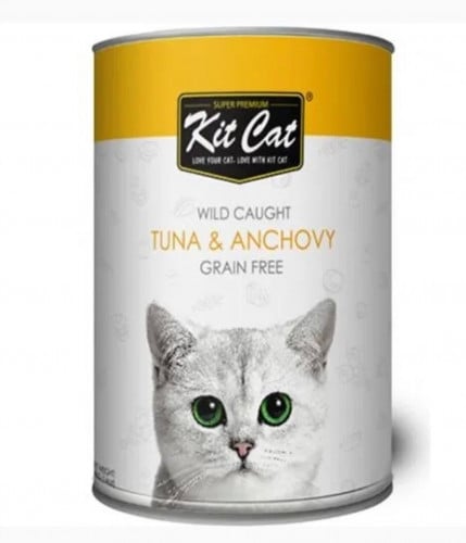 كت كات معلبات التونة وسمك الأنشوفة 400 جرام