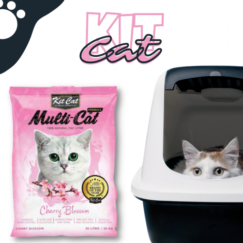 كت كات رمل برائحة زهر الكرز 7.5 Kg