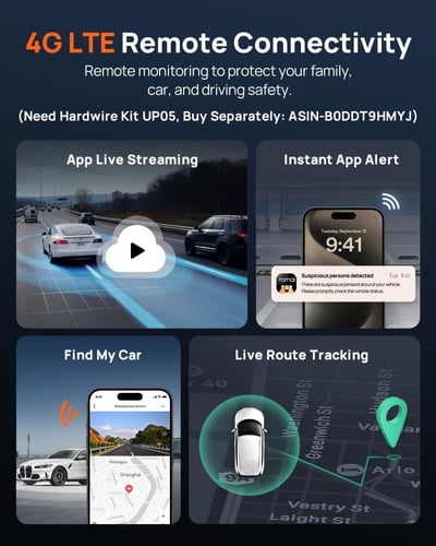 70mai X800 داش كام أمامي وخلفي 4K أومني IMX678 360...