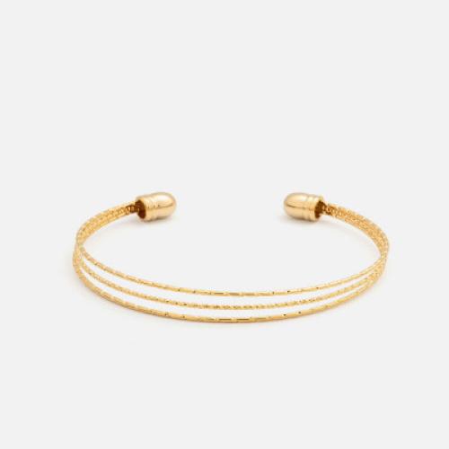 اسوارة نسائية بتصميم متفرد بلون ذهبي