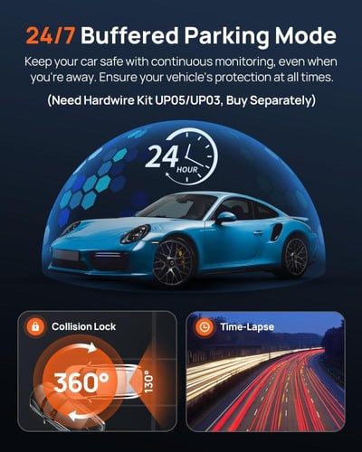 70mai X800 داش كام أمامي وخلفي 4K أومني IMX678 360...