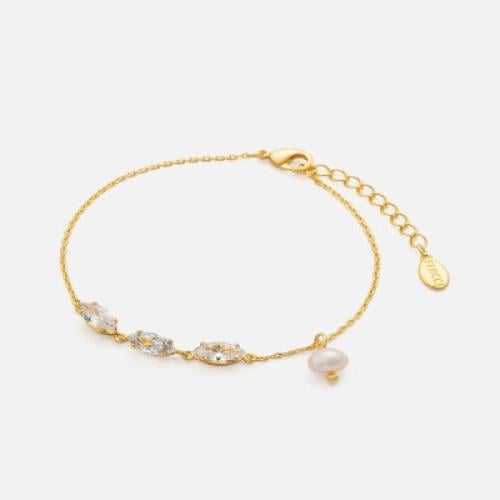 ‎ اسوارة نسائية بتصميم أنيق بلون ذهبي