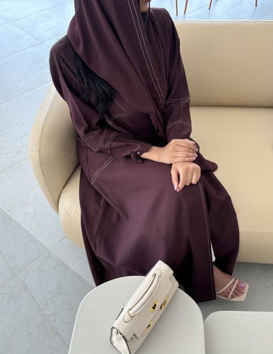 عنابي مطرز - #196