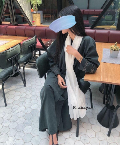 عباية حرير مغسول