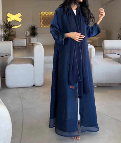 عبايه صيفية كحلية - 138