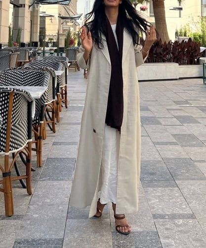 عباية بيج بظهر ازرار - 1124