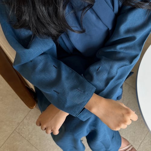 ازرق مطرز - 150