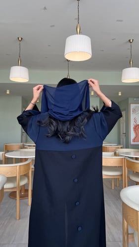 عبايه يومية سوداء - 133