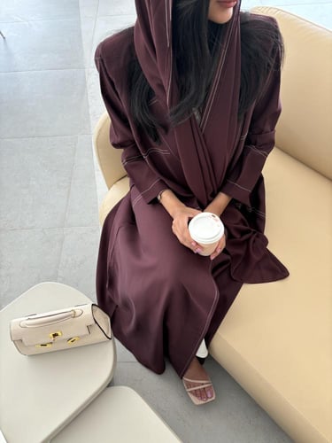 عنابي مطرز - #196