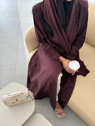 عنابي مطرز - #196