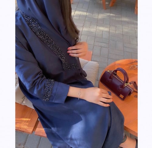 عباية حرير مغسول - 041