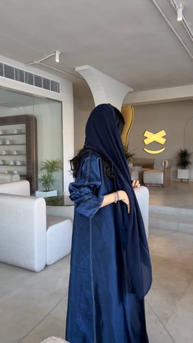 عبايه صيفية كحلية - 138