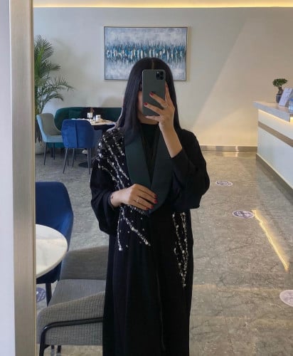عباية سوداء أنيقة - 064