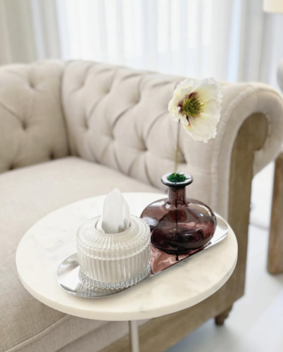 صحن تقديم استيل