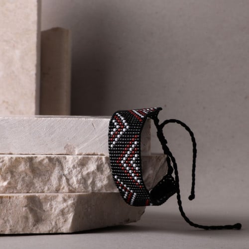 سوارة خرز السدو الاسود